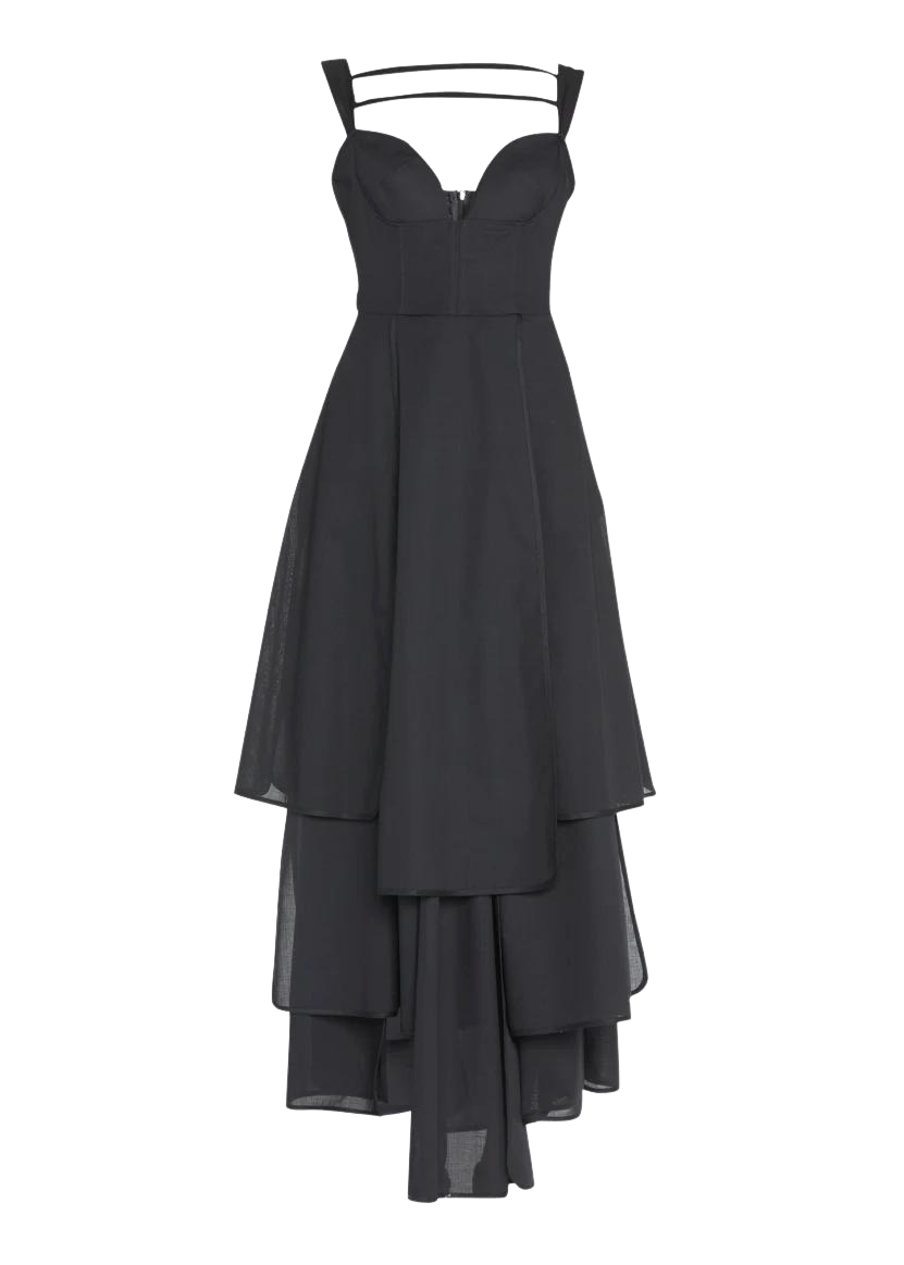 Multi-Layered Sheer Dress - Nina Takesh