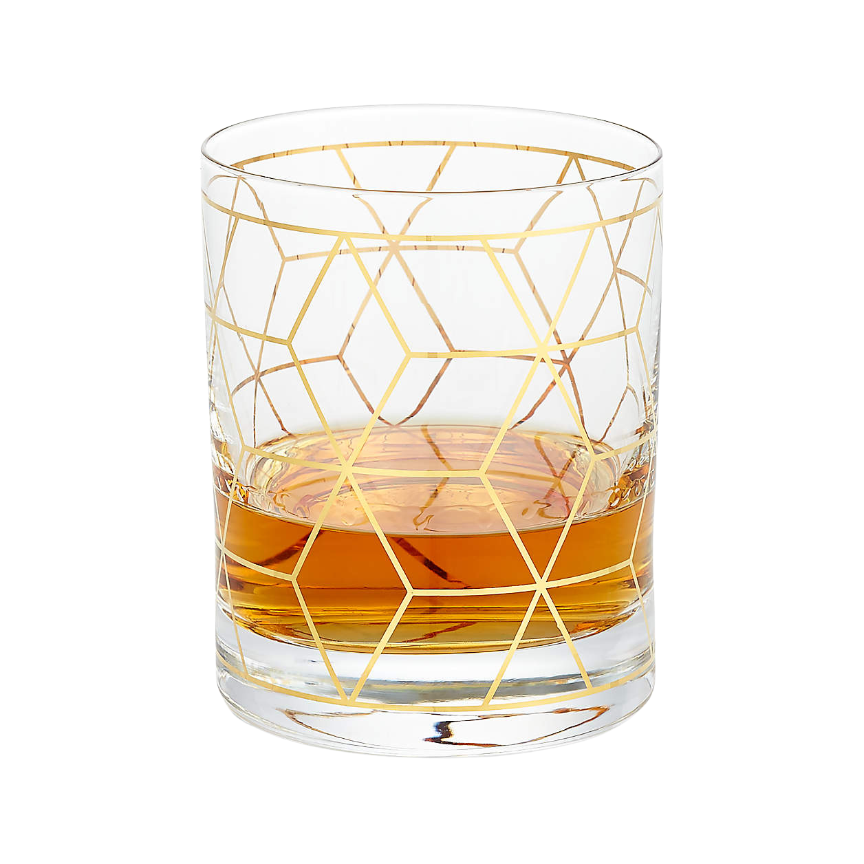 Pryce Rocks Glass Jaxson Double Old Fashioned Glass - Nina Takesh